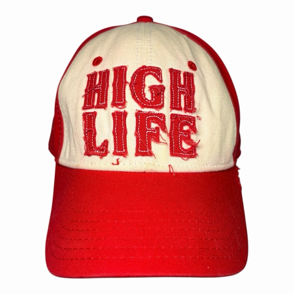Vintage "High Life" Miller Brewing Co Advertisement Trucker Hat Cap‎ Snapback